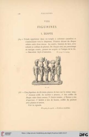 VIII. Figurines (No. 784 - 1165)