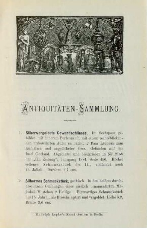 Antiquitäten-Sammlung