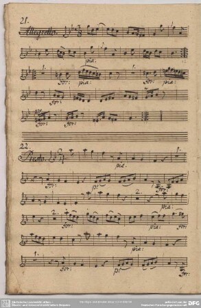 21. Allegretto, B-Dur