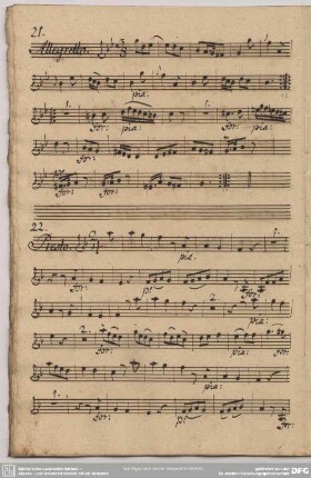 21. Allegretto, B-Dur
