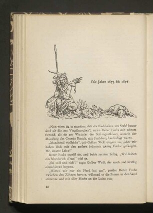 Die Jahre 1873 bis 1876