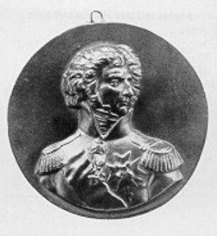 Medaillon mit Bildnis des französischen Generals Jean Baptiste Kléber (1753-1800)