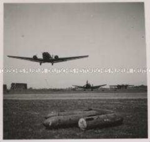 Wehrmachtssoldaten, Flugzeuge