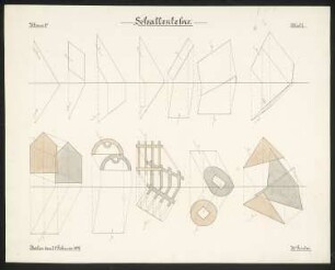 Übung Schattenlehre: Geometrische Körper und Schatten