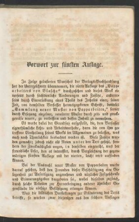 Vorwort zur fünften Auflage.