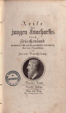Reise des jungen Anacharsis durch Griechenland vierhundert Jahre vor der gewöhnlichen Zeitrechnung, 4