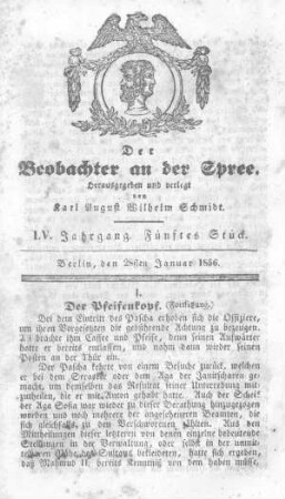 5. Stück, 28. Januar 1856