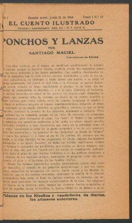 1918001200: Ponchos y lanzas