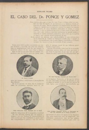 El caso del Dr. Ponce y Gomez