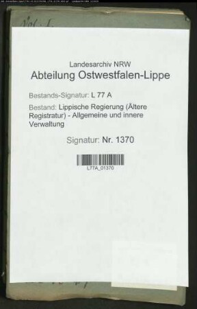 Verwaltung und Rechnungswesen des Damenstifts zu Lippstadt, Bd. 1