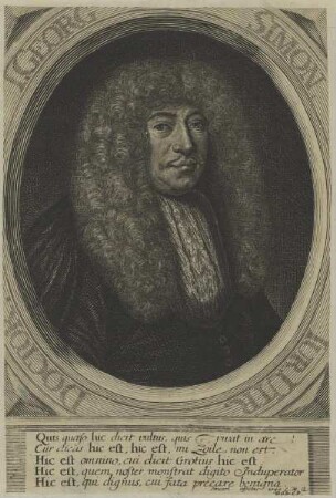 Bildnis des Johann Georg Simon