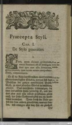 Praecepta Styli