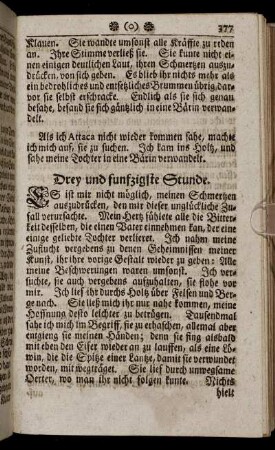 Drey und funfzigste Stunde. - Acht und funfzigste Stunde.