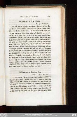 Schleiermacher an E. v. Willich. Den 1sten April 1803.