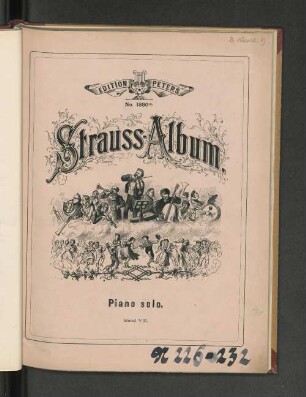 8: Strauss-Album : Sammlung der beliebtesten Tänze