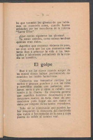 El golpe