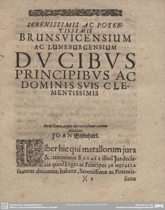 Serenissimis ac potentissimis ...