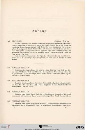 Anhang (Nr. 142-156)