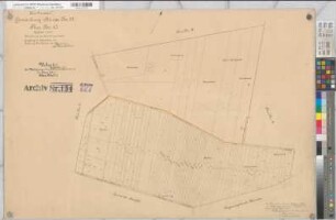 Kirchhellen (Bottrop), Umlegung Kirchheller und Schwarze Heide, Bl.3 Urkarte I Hünxe Flur 10