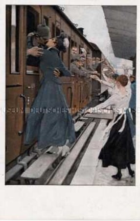 Postkartenserie zum Ersten Weltkrieg