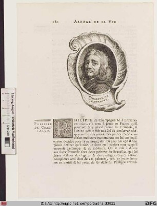 Bildnis Philippe de Champaigne (Champagne)