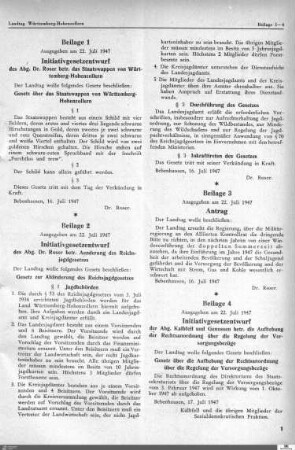 Anträge, Anfragen, Gesetzentwürfe