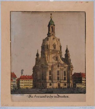 Die Frauenkirche auf dem Neumarkt in Dresden