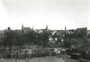 Bautzen. Ansicht der Altstadt von Südwest