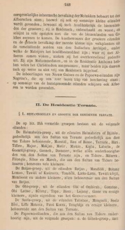 II. De Residentie Ternate