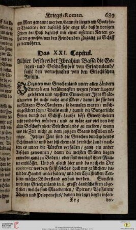 Das XXI. Capitul