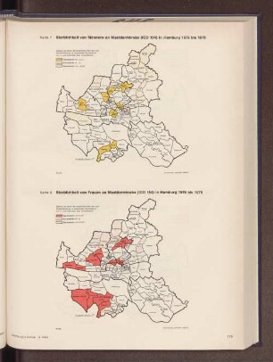 Sterblichkeit von Männern an Mastdarmkrebs in Hamburg 1976 bis 1978