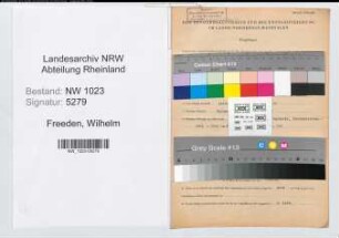 Entnazifizierung Wilhelm Freeden , geb. 02.01.1914 (Zollbetriebsassistent)