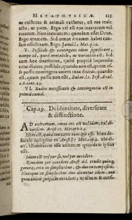 Cap. 29. De identitate, diversitate & distinctione.