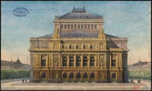 Theater-Entwürfe: Theater: Vorderansicht