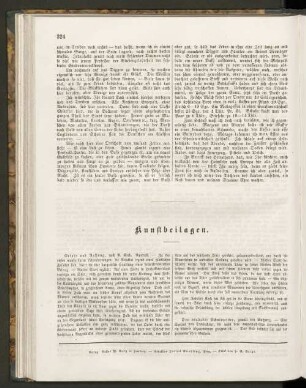 Kunstbeilagen.
