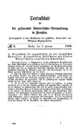 Verzeichnis der gegenwärtig an den preußischen Gymnasien, Progymnasien, Realschulen und höheren Bürgerschulen eingeführten Schulbücher