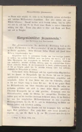 Morgenländischer Frauenverein