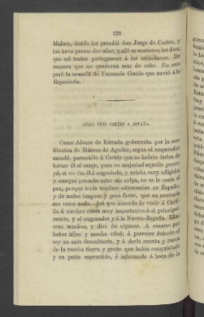 Cómo Vino Cortes A Espana
