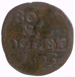 Münze, Quattrino, 1693