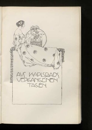 Aus Karlsbad vergangenen Tagen