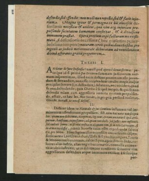 Thesis I. - XLIX.