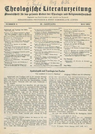 321-344 Apokalyptik und Typologie bei Paulus