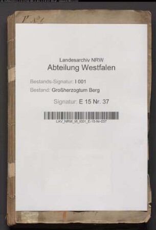 Vernehmungsprotokolle der zur ehemals Kaunitz-Rietbergischen Kammer zahlungspflichtigen Brestantiarien von den mit Sequester belegten Fürstlich Kaunitzschen Besitzungen im Domänenbezirk Oelde