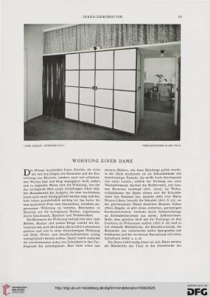 47: Wohnung einer Dame