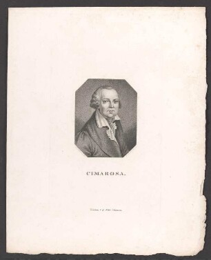Porträt Domenico Cimarosa (1749-1801)