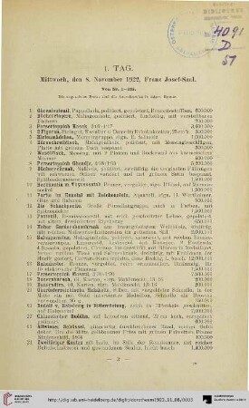 1. Tag (Nr. 1-145)