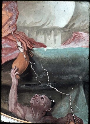 Das Abendmahl: Christus reicht Judas das Brot