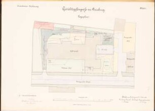 Gerichtsgefängnis, Duisburg: Lageplan 1:200