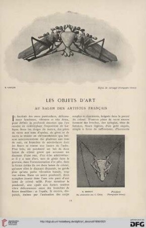 8: Les objets d'art au Salon des Artistes Français