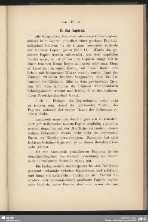 6. Das Copiren